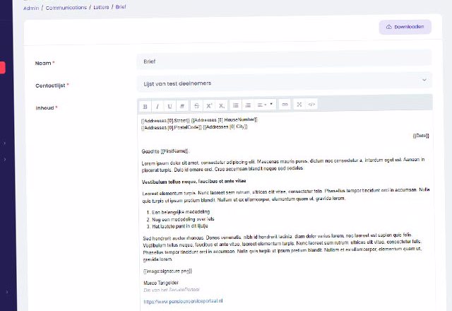 Screenshots Brief